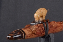 Southeast Asian Rosewood Burl Native American Flute, Minor, Mid G-4, #T7K (7)